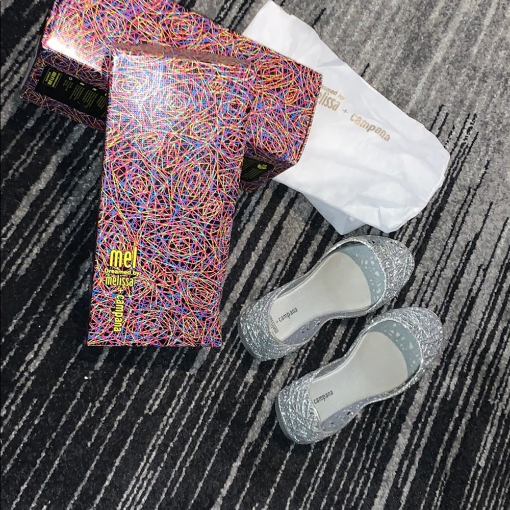Mel slip on sandals